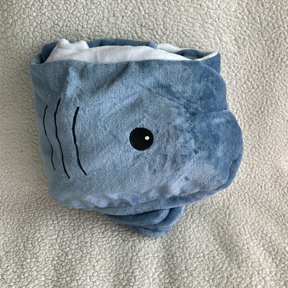 Shark Blanket Onesie in Blue - Picture 4 of 7